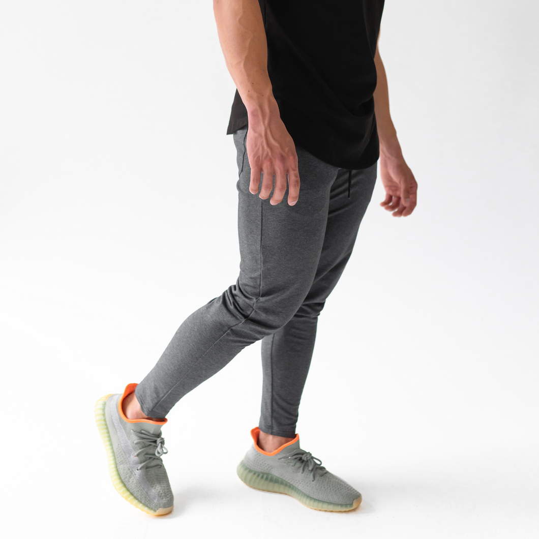 Men's Charcoal Fitted Jogger